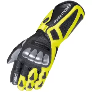 Held Phantom II Motorcycle Gloves, black-yellow, Size 2XL, black-yellow, Size 2XL