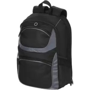 Avenue Continental 15.4" Laptop Backpack (One Size) (Solid Black)