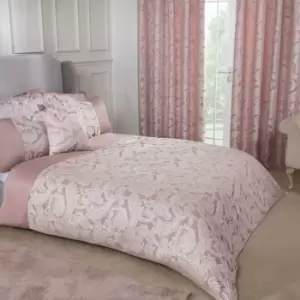 Emma Barclay Duchess Duvet King Bed, 100% Polyester, Blush Pink
