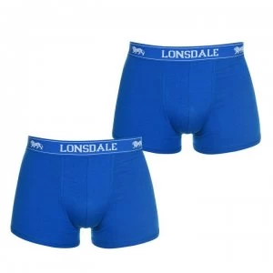 Lonsdale 2 Pack Trunks Mens - Blue
