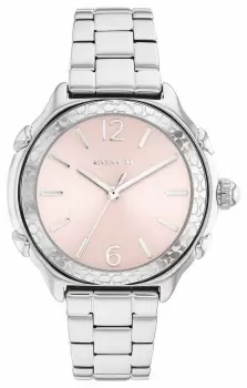 Coach 14503903 Womens Suzie Pink Dial Stainless Steel Watch