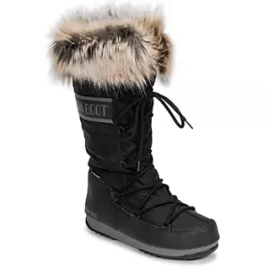 Moon Boot MOON BOOT MONACO WP 2 womens Snow boots in Black,4,5,6,6.5,7,8,2.5,3.5,4,6.5