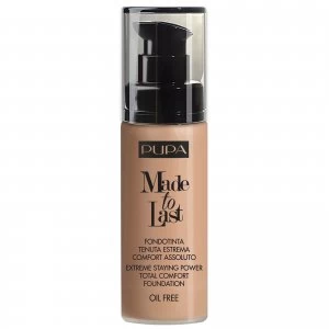 PUPA Made To Last Extreme Staying Power Total Comfort Foundation (Various Shades) - Golden Beige