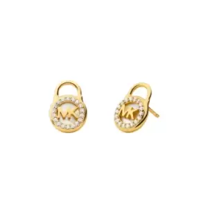 Michael Kors 14K Gold-Plated Sterling Silver Lock Stud Earring