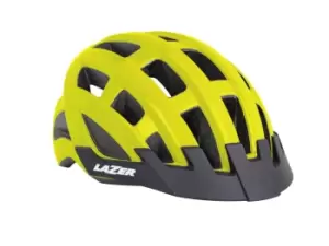 Lazer Compact Adults helmet in Flash Yellow