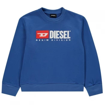 Diesel Junior Boys Division Crew Sweatshirt - Blue K89E
