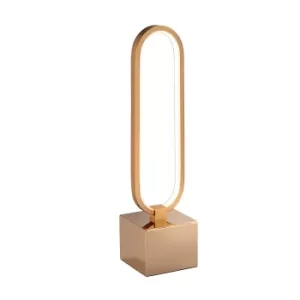 Colette Floor Lamps LED Integrated Lamps, Rose Gold