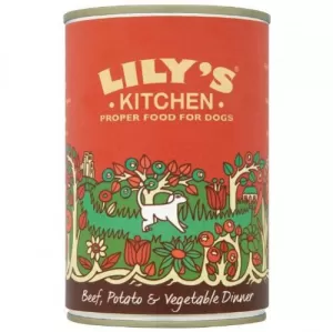 Lilys Kitchen Cottage Pie Dog Food Tin 400g