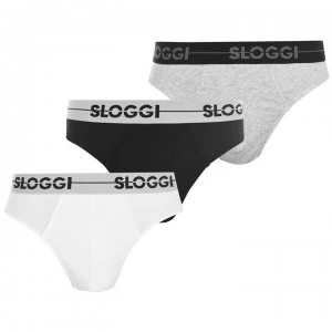 Sloggi Men Go Mini Briefs - W/G/B-M013