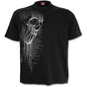 Bat Curse (Front Print) Mens Medium T-Shirt - Black