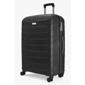 Rock Prime 8 Wheel Hardshell Black Suitcase