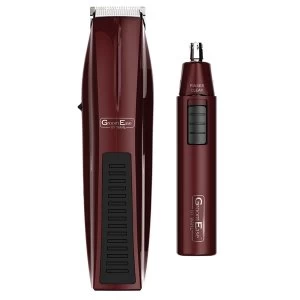 Wahl 5537-7017 GroomEase Battery Beard & Personal Trimmer Gift Set - Burgundy