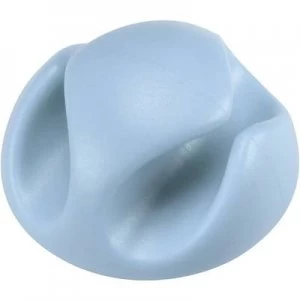 Cable mount Self adhesive Blue 558361