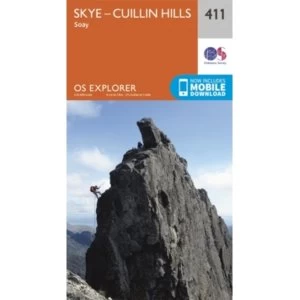 Skye - Cuillin Hills - Soay by Ordnance Survey (Sheet map, folded, 2015)