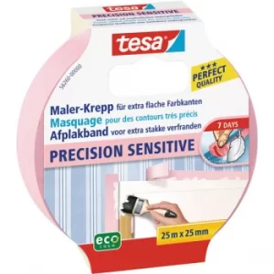 tesa 56260 Precision Sensitive Masking Tape Rose 25mm x 25m