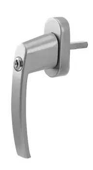 Olympia FGS 100 - Window locking handle - Silver - Aluminum -...