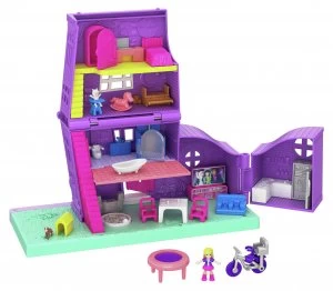Polly Pocket Pocket House with Accessories & Micro Dolls