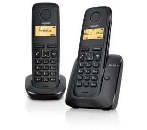 Gigaset A120 Cordless Phone Twin Handsets