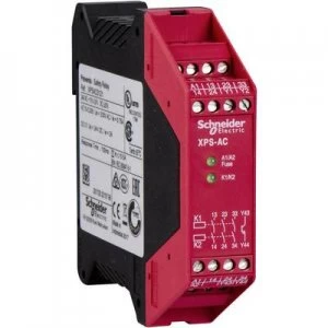 Safety relay XPSAC5121 Schneider Electric Operating voltage: 24 V DC, 24 V AC 3 change-overs (W x H x D) 22.5 x 99 x 114mm