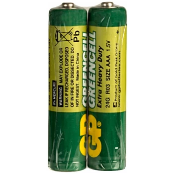 GP GPPCC24UC004 Zinc Chloride Cell - AAA battery (Pack 2)