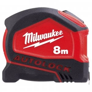 Milwaukee Autolock Tape Measure Metric Metric 8m 25mm