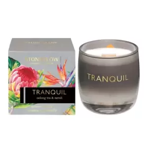 Oolong Tea & Neroli Tranquil Scented Candle Grey