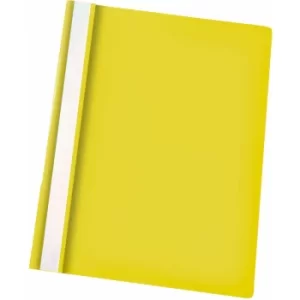 Rapid Flat File Polypropylene A4 Yellow Pack of 25