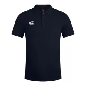 Canterbury Mens Waimak Polo Shirt (L) (Navy)