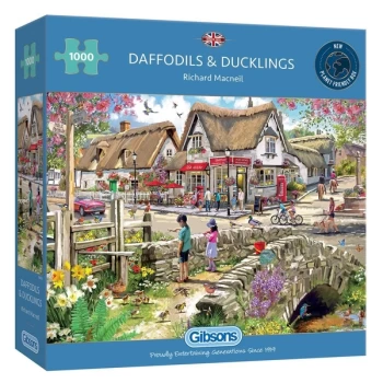 Daffodils & Ducklings Jigsaw Puzzle - 1000 Pieces