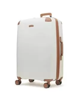 Rock Luggage Carnaby 8 Wheel Hardshell Large Suitcase - Cream