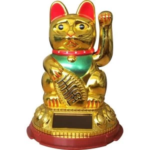 Maneki Neko Golden Lucky Waving Cat