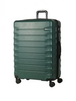 Rock Luggage Synergy Large 8-Wheel Suitcase - Forest Green