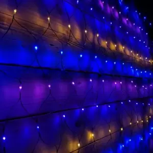 1.7m x 1.2m 180 LED Premier Indoor Outdoor Multifunction Christmas Net Light with Timer in Rainbow