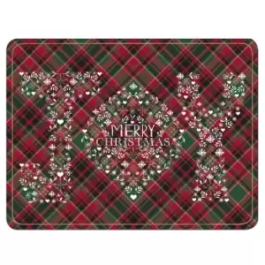 Denby Christmas Joy Placemats, Red, Set of 6