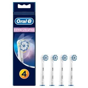Oral B Sensitive Clean Replacement Brush Heads 4pck