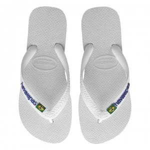 Havaianas Havaianas Brazil Logo Flip Flops - White 0001