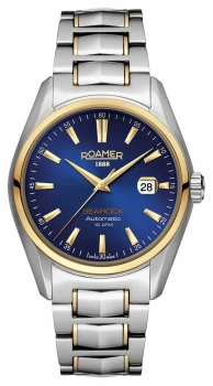 Mens Roamer 210633 47 45 20 Searock Automatic Two Tone Bracelet Wristwatch Colour - Gold Tone