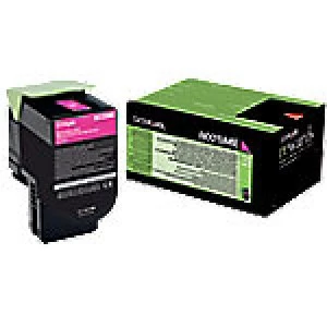 Lexmark 80C2SME Magenta Laser Toner Ink Cartridge