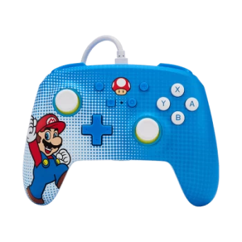 Switch Enhanced Wired Controller - Mario Pop Art for Switch