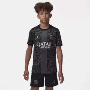 Nike Paris Saint Germain Third Shirt 2023 2024 Juniors - Grey