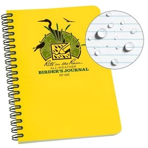 Rite In The Rain Unisex Waterproof Birders Journal 4.5 X 7" Yellow