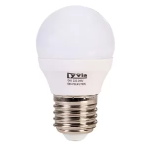 LyvEco 3641 Golf Ball LED Light Bulb Warm White 6W 470lm 2700K ES E27