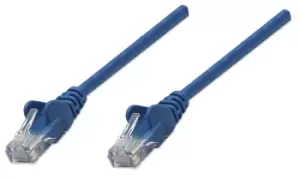 Intellinet Network Patch Cable, Cat5e, 0.5m, Blue, CCA, U/UTP,...