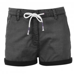 Chillaz Summer Shorts Ladies - Black Denim