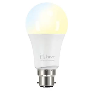 Hive Active Light 9W Bayonet Bulb - Cool to Warm White