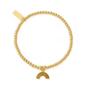 ChloBo Cute Gold Charm Rainbow Bracelet GBCC3070