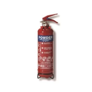 IVG Safety 1.0KG Powder Fire Extinguisher for Class A B and C Fires