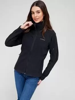 Columbia Fast Trek II Fleece Jacket - Black, Size L, Women