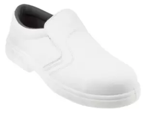 RS PRO White Toe Capped Safety Shoes, UK 8