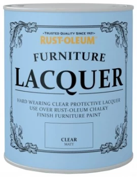 Rust-Oleum Furniture Lacquer 750ml - Clear
